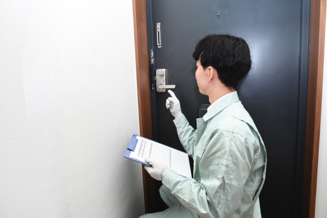 退去立会いの作業イメージ 鍵のチェック
